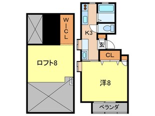 ドミール甲子園５の物件間取画像